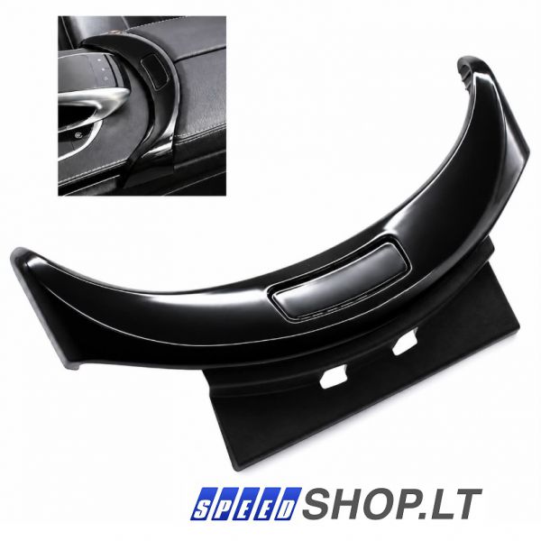 Mercedes-Benz W205 W253 C GLC juoda porankio apdaila su mygtuku A2056803307